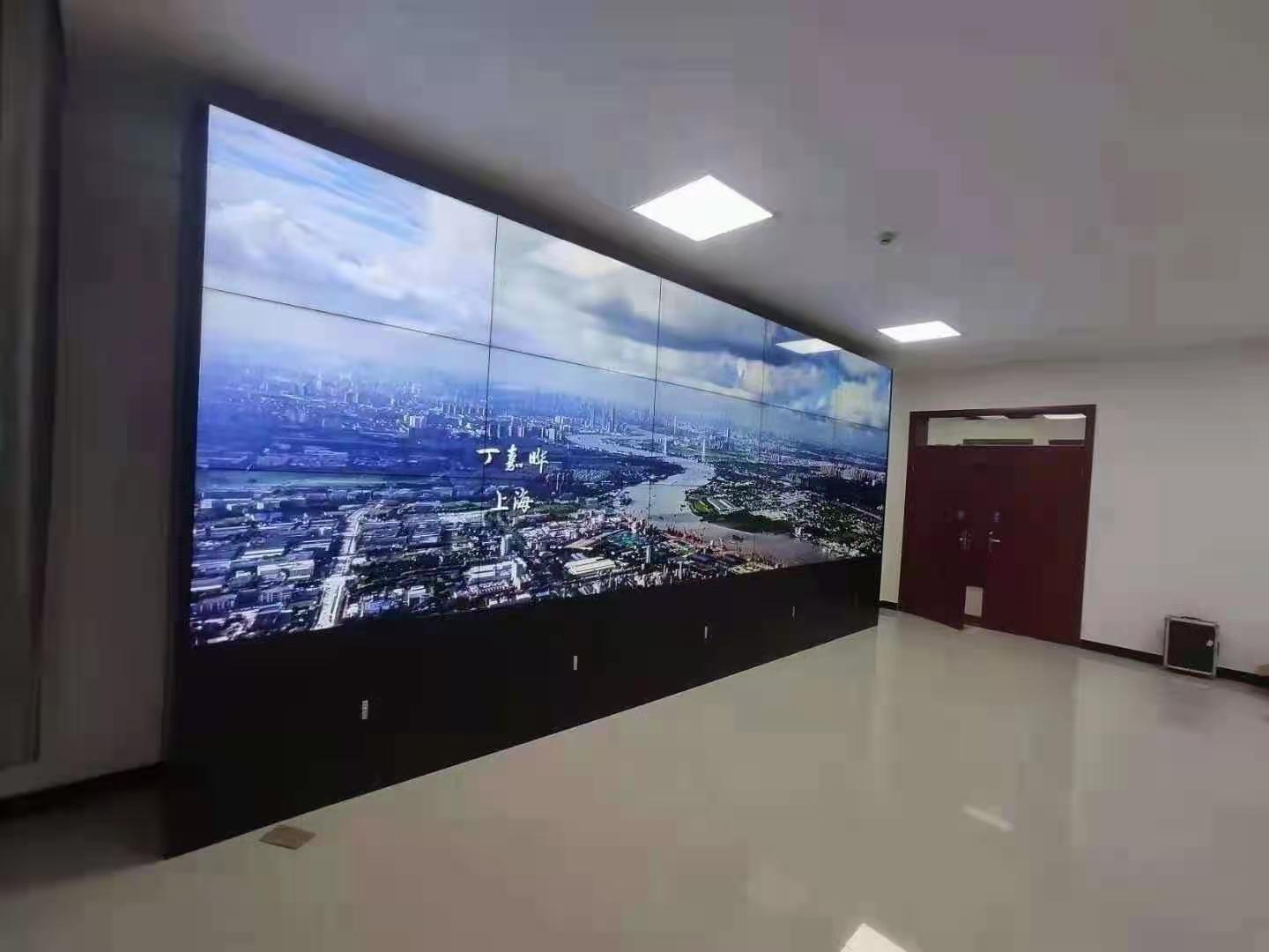 戚墅堰拼接屏-55寸京东方液晶拼接屏3X4案例展示